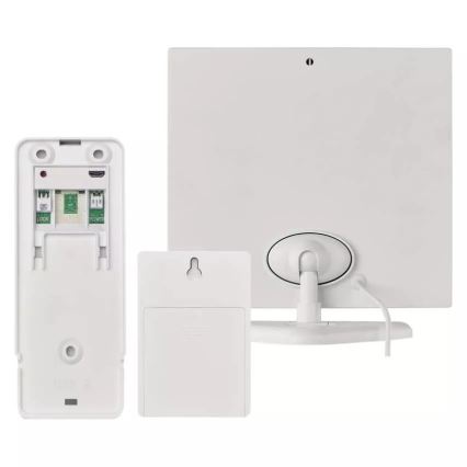 Trådlös videodörrklocka med solcellspanel GoSmart 4400 mAh 3xAA IP44 Wi-Fi Tuya