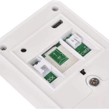 Trådlös videodörrklocka med solcellspanel GoSmart 4400 mAh 3xAA IP44 Wi-Fi Tuya