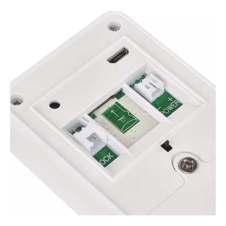 Trådlös videodörrklocka med solcellspanel GoSmart 4400 mAh 3xAA IP44 Wi-Fi Tuya