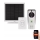 Trådlös videodörrklocka med solpanel GoSmart 4400 mAh 3xAA IP44 Wi-Fi Tuya