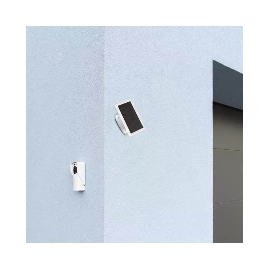Trådlös videodörrklocka med solpanel GoSmart 4400 mAh 3xAA IP44 Wi-Fi Tuya