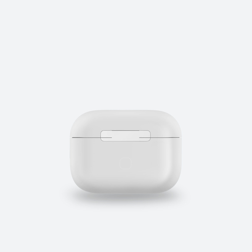 Trådlösa hörlurar med LCD-skärm 300 mAh + 2x 30 mAh vita