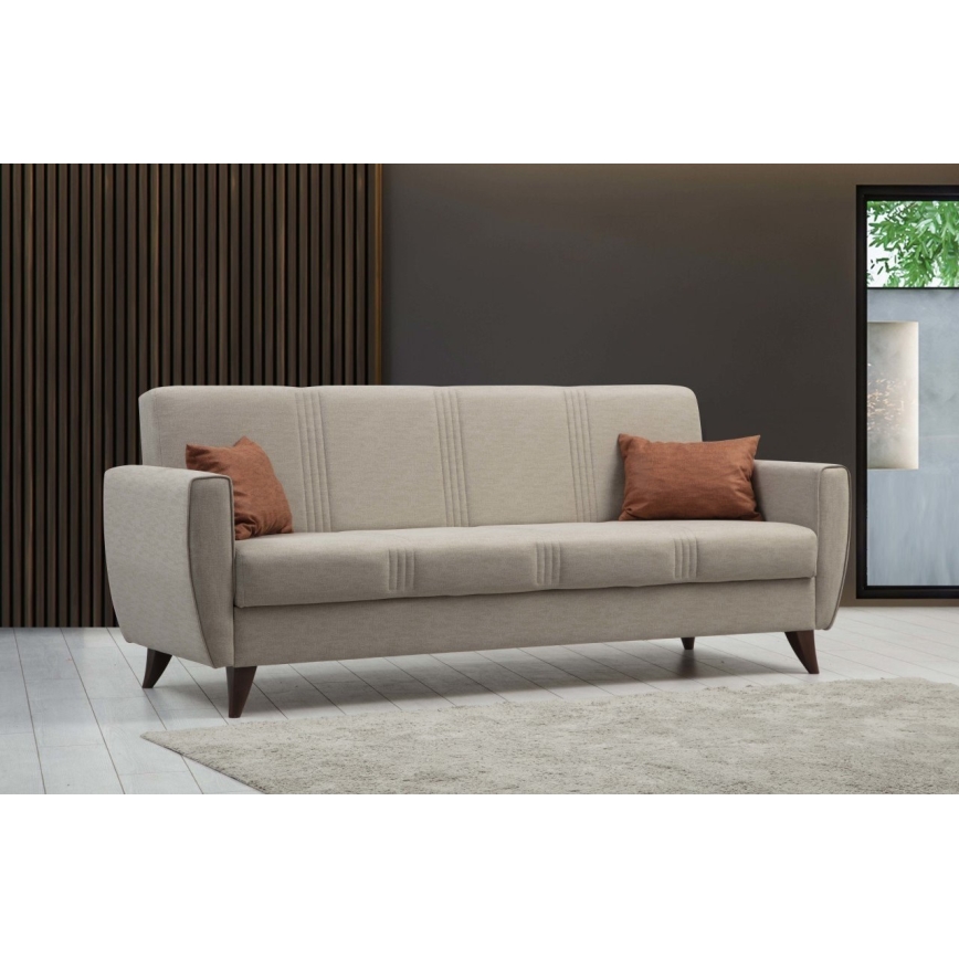 Tresitsig bäddsoffa KORFU beige
