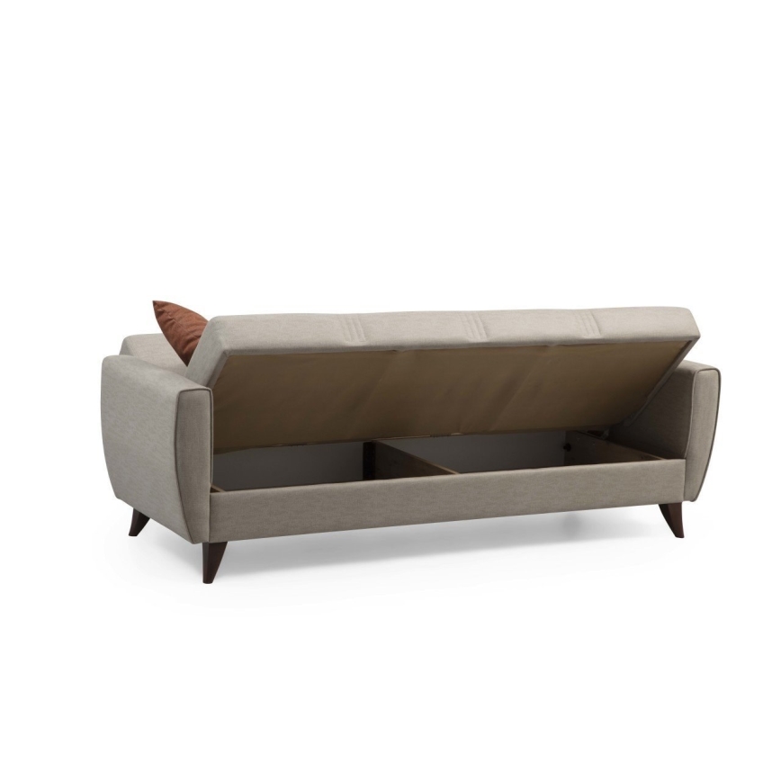 Tresitsig bäddsoffa KORFU beige