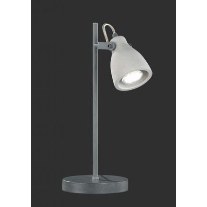 TRIO - Bordslampa betong 1xGU10/42W/230V