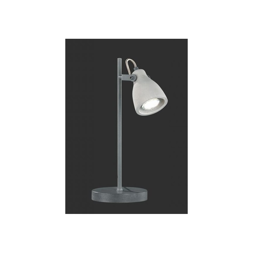 TRIO - Bordslampa betong 1xGU10/42W/230V