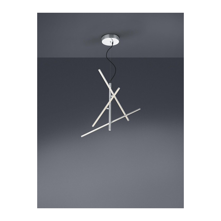 Trio - LED Dimbar ljuskrona med upphänging TIRIAC 3xLED/7,5W/230V