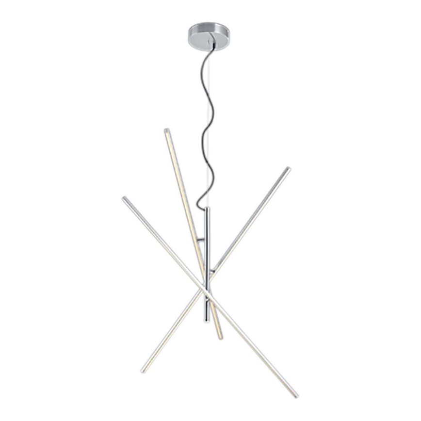 Trio - LED Dimbar ljuskrona med upphängning TIRIAC 3xLED/8,5W/230V