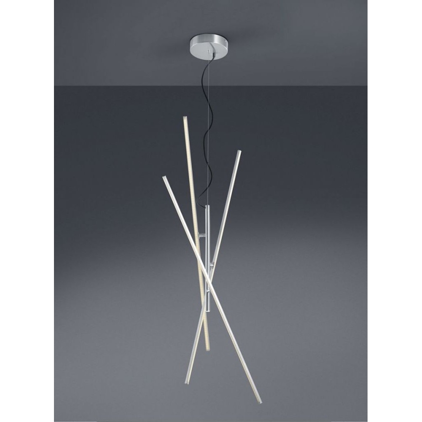 Trio - LED Dimbar ljuskrona med upphängning TIRIAC 3xLED/8,5W/230V