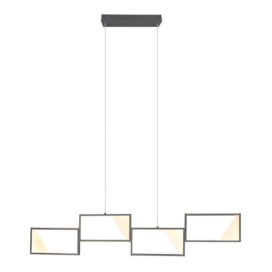 Trio - LED Dimbar ljuskrona med upphängningsrem CAFU 4xLED/7W/230V
