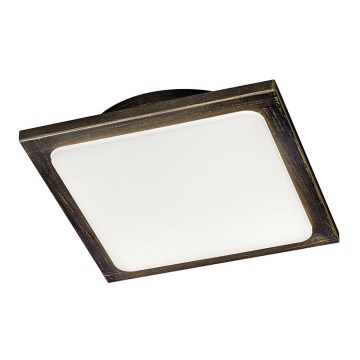TRIO - LED Dimbar Takbelysning DENVER 1xLED/20W/230V patina