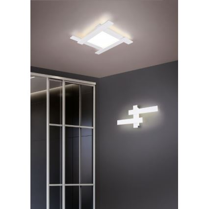 Trio - LED Dimbar taklampa BELFAST LED/18W/230V + LED/14W/230V 4000K