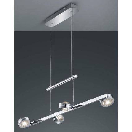 TRIO - LED Ljuskrona med snöre LENTIL 8xLED/2,3W/230V
