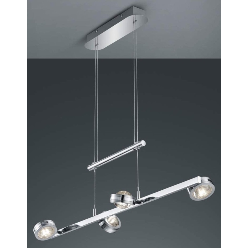TRIO - LED Ljuskrona med snöre LENTIL 8xLED/2,3W/230V