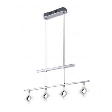 Trio - LED Ljuskrona med snöre PARADOX 4xLED/4,3W/230V