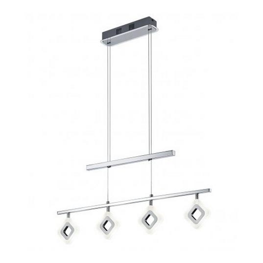Trio - LED Ljuskrona med snöre PARADOX 4xLED/4,3W/230V