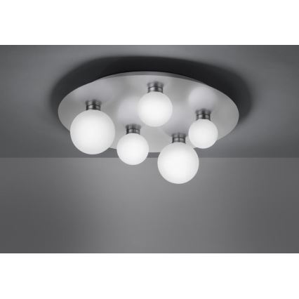 Trio - LEDRGB ljusreglerad taklampa  DICAPO 5xLED/3W/230V 3000-5000K + fjärrkontroll