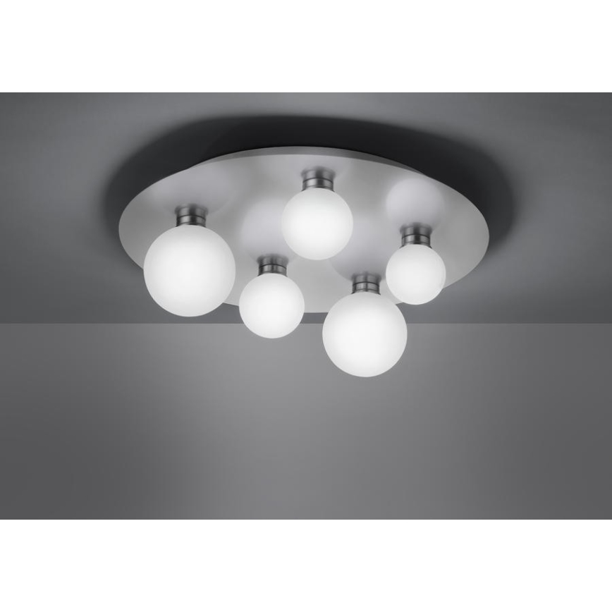 Trio - LEDRGB ljusreglerad taklampa  DICAPO 5xLED/3W/230V 3000-5000K + fjärrkontroll