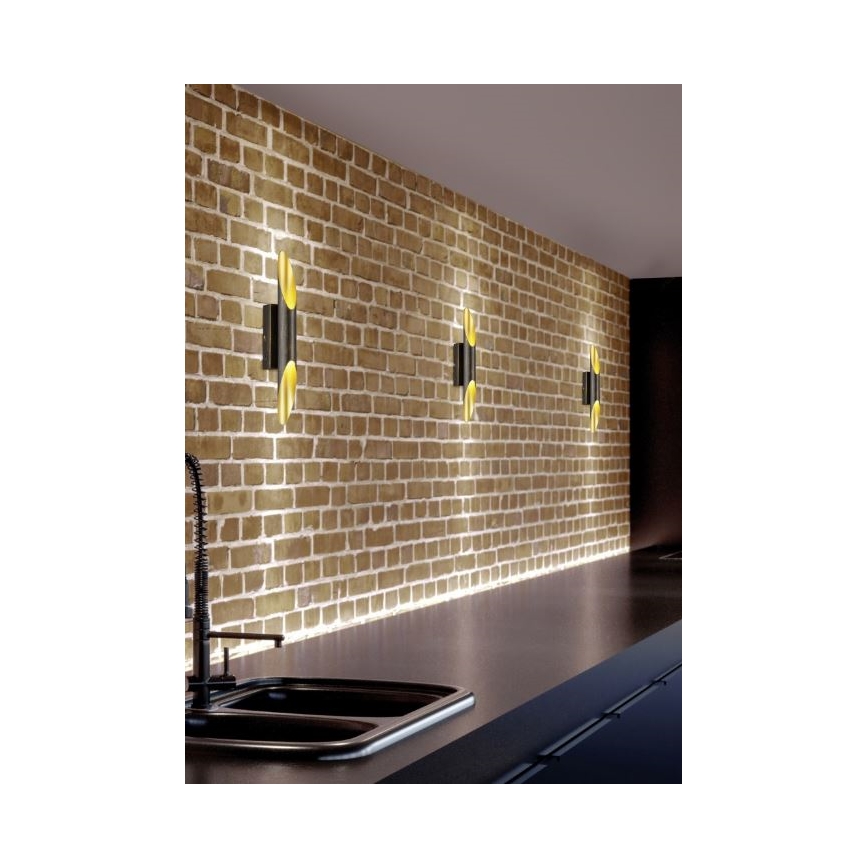 Trio - LED väggbelysning BOLERO 2xLED/3,1W/230V CRI 90 koppar