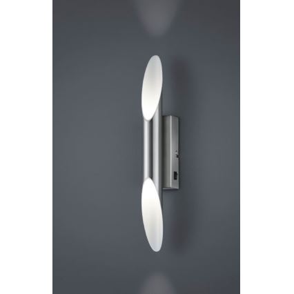 Trio - LED väggbelysning BOLERO 2xLED/3,1W/230V CRI 90 matt krom