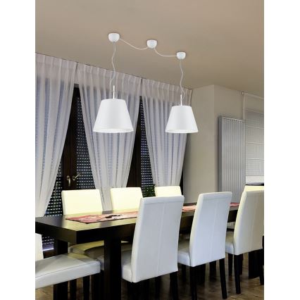 Trio - Ljuskrona med snöre ANDREUS 2xE27/60W/230V