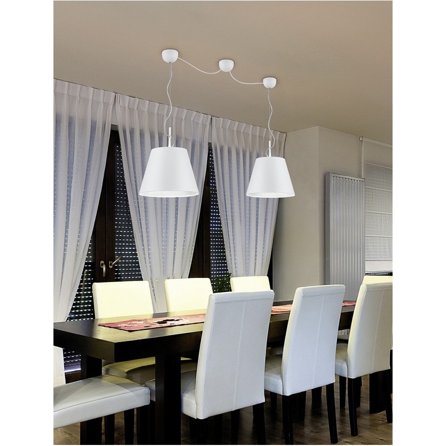Trio - Ljuskrona med snöre ANDREUS 2xE27/60W/230V