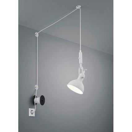 Trio - Ljuskrona med textilsladd CARLOTTA 1xE14/28W/230V