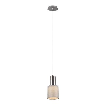 Trio - Ljusskrona med upphängningsrem  WAILER 1xGU10/5W/230V grå