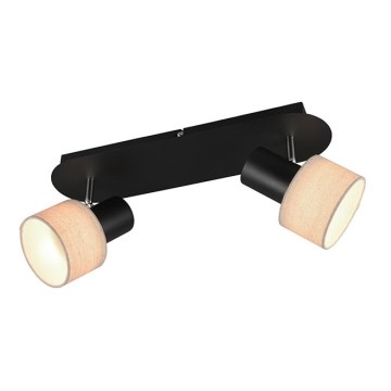 Trio - Spotlight WAILER 2xGU10/5W/230V svart