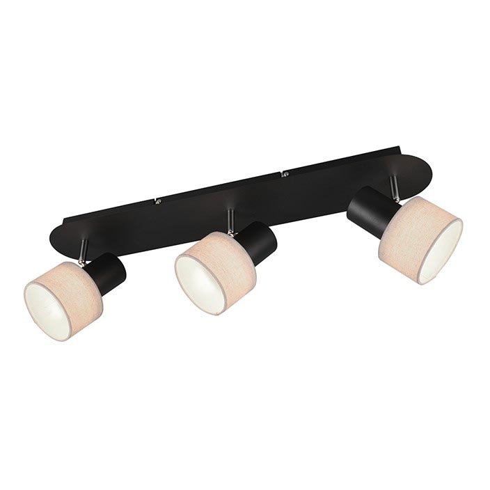 Trio - Spotlight WAILER 3xGU10/5W/230V svart
