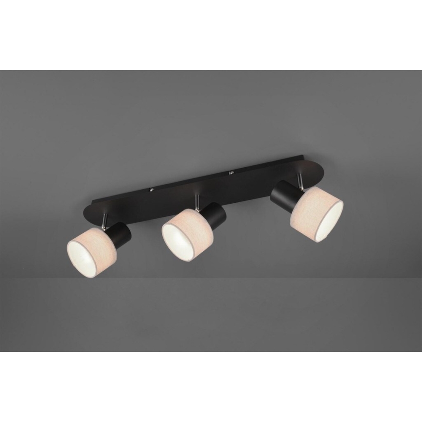 Trio - Spotlight WAILER 3xGU10/5W/230V svart