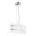Trio - Taklampa NIKOSIA 2xE27/40W/230V silver