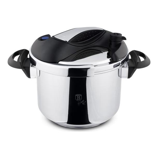 Tryckkokare TURBO 6 l rostfritt stål/svart