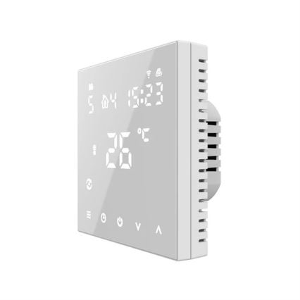 Tuya Wi‑Fi-termostat för infälld installation, 230 V, vit