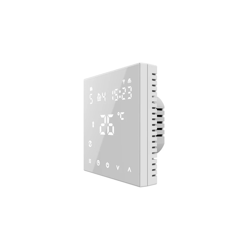 Tuya Wi‑Fi-termostat för infälld installation, 230 V, vit