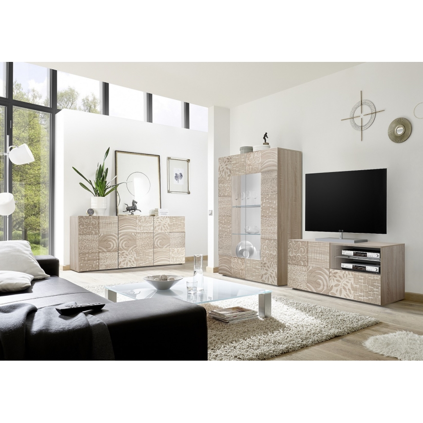 TV-bänk ARIA i sonoma-ek