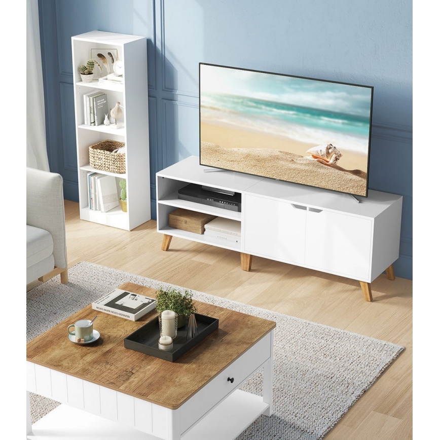 TV-bänk BASTOR vit