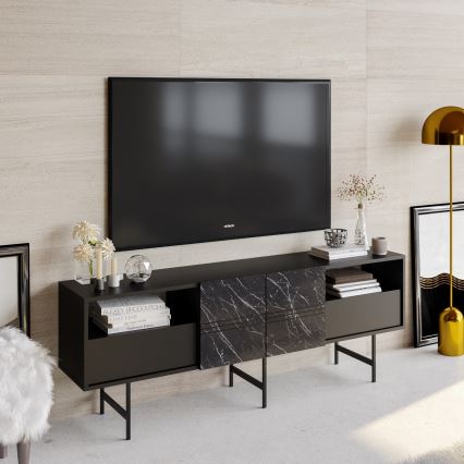 TV-bänk DERIN 65x180 cm svart
