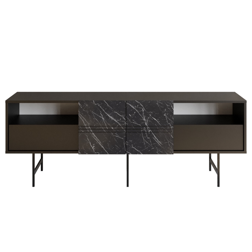 TV-bänk DERIN 65x180 cm svart