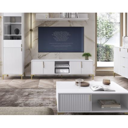 TV-bänk FLOP vit