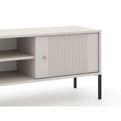 TV-bänk LUE beige/svart