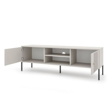TV-bänk LUE beige/svart