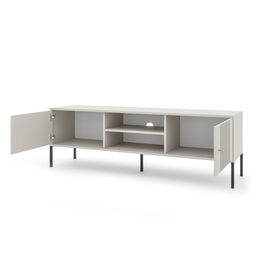 TV-bänk LUE beige/svart
