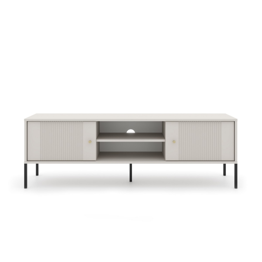 TV-bänk LUE beige/svart