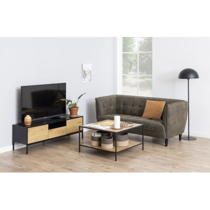 TV-bänk SARON ek/svart