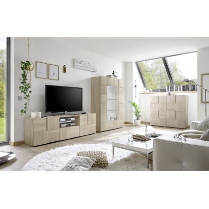 TV-bänk SERIAN sonoma-ek