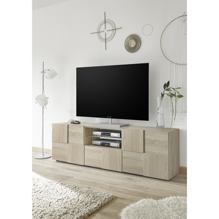 TV-bänk SERIAN sonoma-ek
