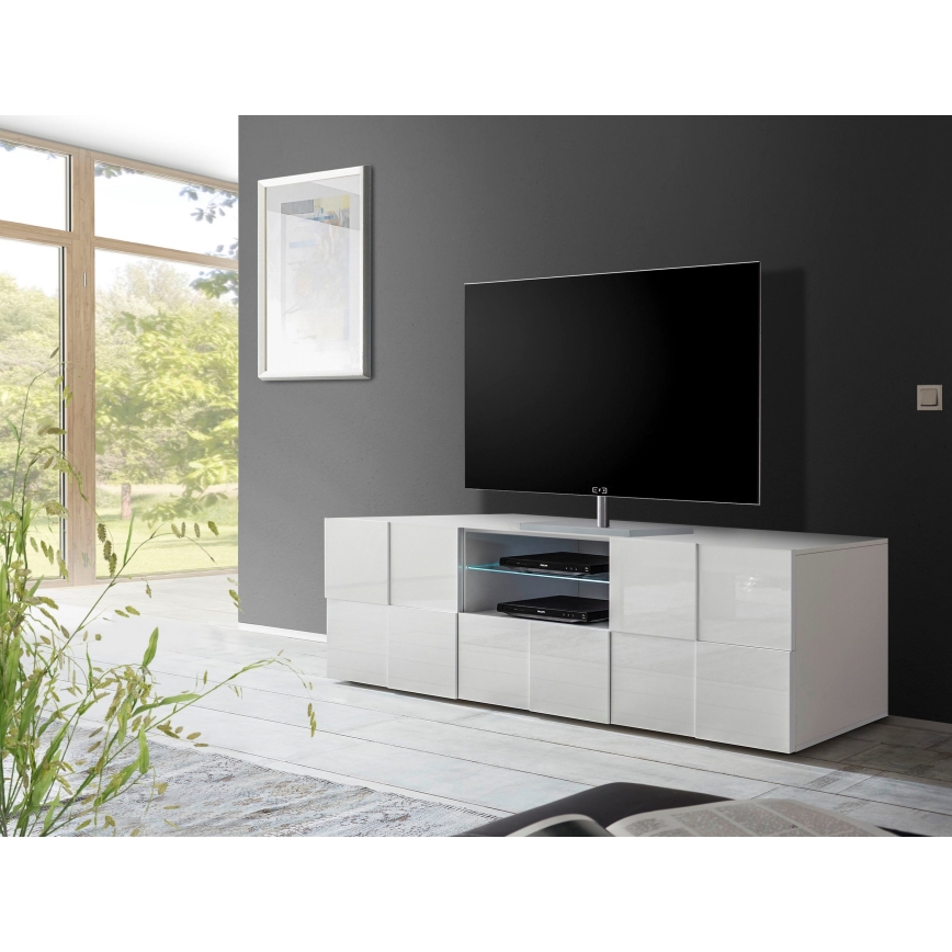 TV-bänk SERIAN vit