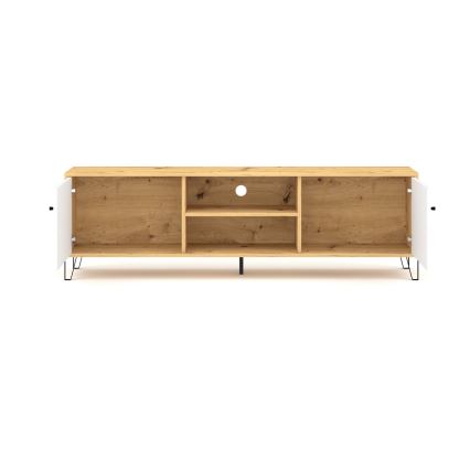 TV-bänk SULA ek artisan/vit
