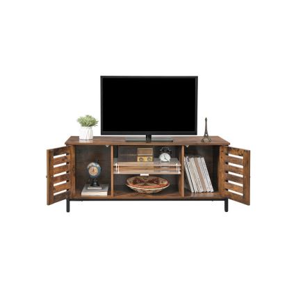 TV-bänk VOLTAR, brun/svart